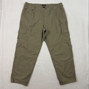 5.11 Tactical Mens Taclite Pro Ripstop Pants 42X32 Stone Khaki Cargo 74273
